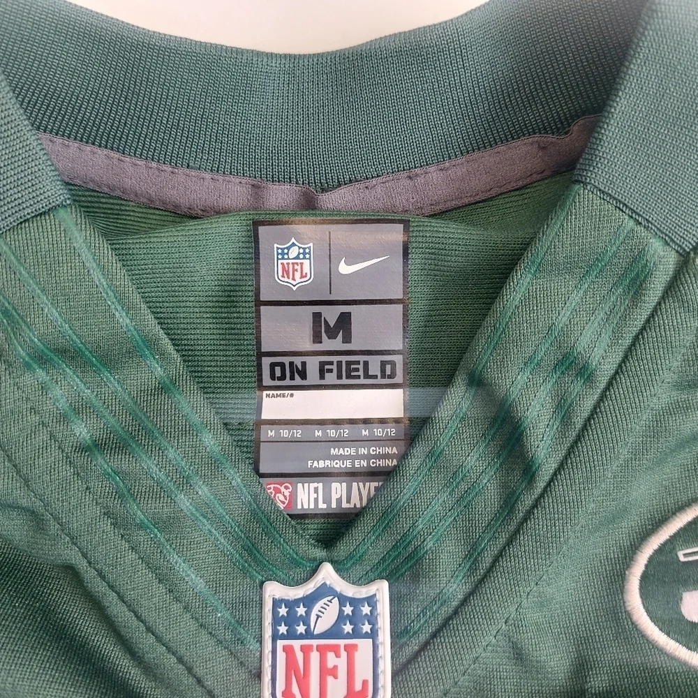 Nike New York Jets Jersey Youth Size M (10/12) Mark Sanchez #6 On Field Green - Picture 3 of 9